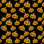 Custom Flat Wrapping Paper for Happy Halloween - Orange & Black Pumpkin Wholesale Wraphaholic