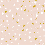 Custom Flat Wrapping Paper for Wedding, Baby Shower, Birthday, Holiday - Pink Terrazo Wholesale Wraphaholic