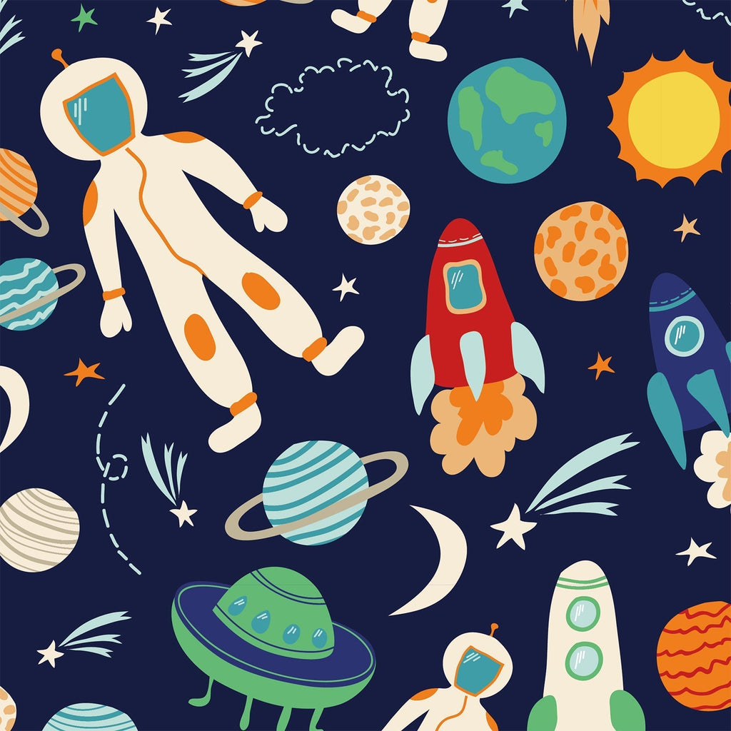 Space sales wrapping paper