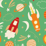 Custom Flat Wrapping Paper for Kids, Boys & Girls Birthday, Party  - Space Rockets Wholesale Wraphaholic