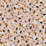 Custom Flat Wrapping Paper for Birthday, Holiday, Baby Showers, Valentine's Day - Boho Pink Terrazzo Wholesale Wraphaholic