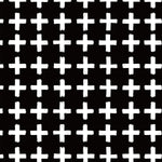 Custom Flat Wrapping Paper for Birthday, Holiday - White & Black Cross Wholesale Wraphaholic