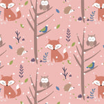 Custom Flat Wrapping Paper for Valentine's Day, Baby Shower, Kids, Girl - Winter Forest Fox Wholesale Wraphaholic