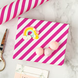 wrapaholic-diagonal-stripe-gift-wrapping-paper-hot-pink-reversible-4