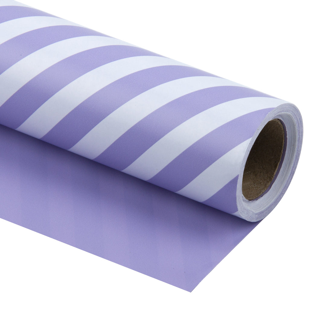 Jam Paper Gift Bag, 17x21x6.3, 1/Pack, Purple Foil Diagonal Pinstripe, XXX, Large, Size: 17 x 21 x 6.25
