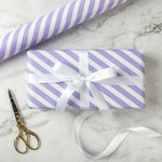 wrapaholic-diagonal-stripe-gift-wrapping-paper-lavender-purple-reversible