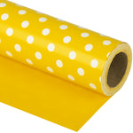 wrapaholic-dots-gift-wrapping-paper-yellow-reversible