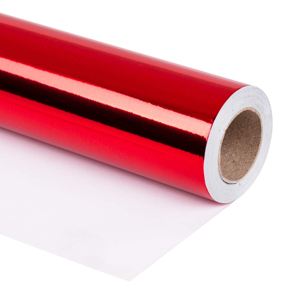 Red Gloss Gift Wrap 24 x 833' by Paper Mart
