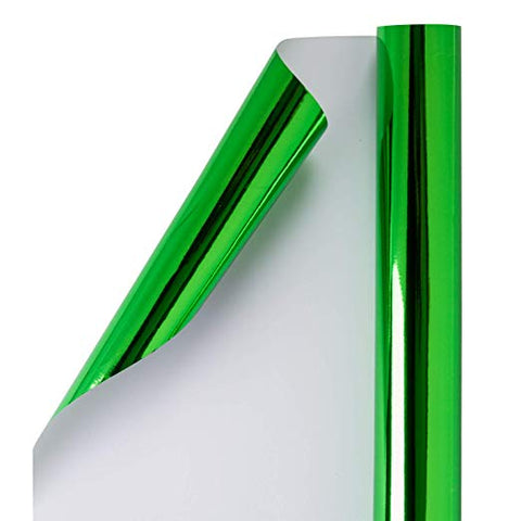 Glossy Green Wrapping Paper