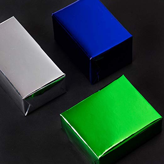 Green Metallic Wrapping Paper 7.5