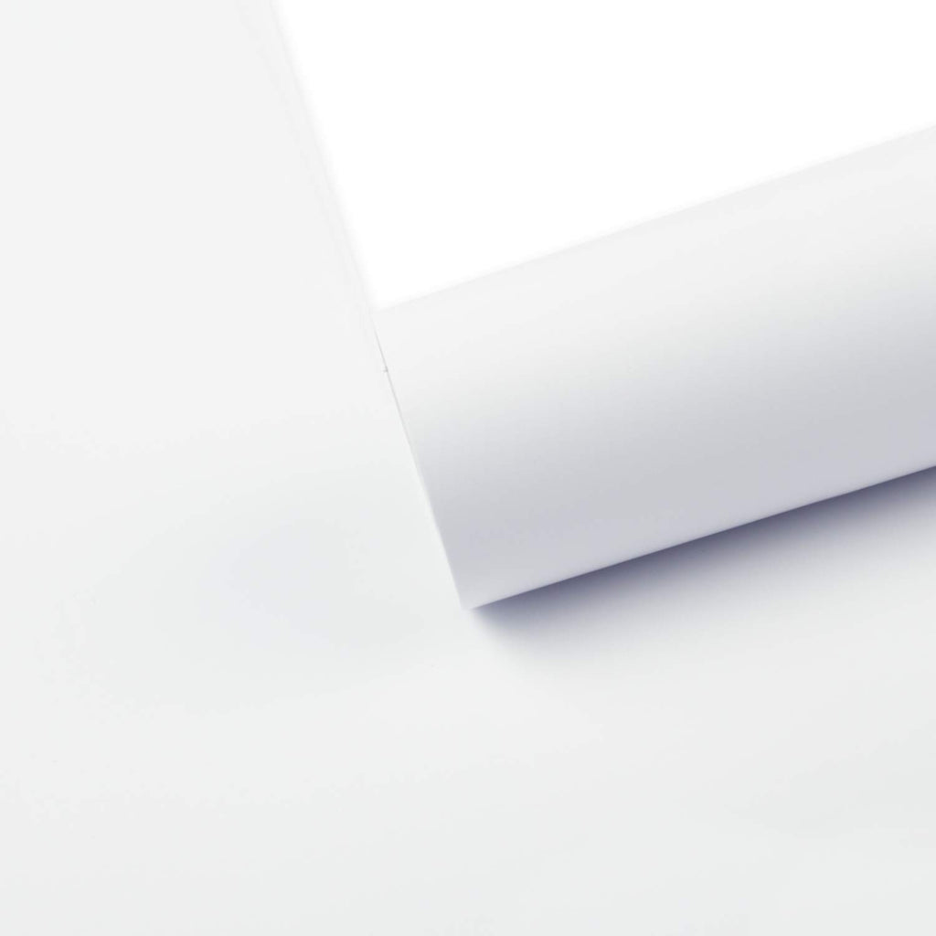Plain Wrapping Paper 70 Cm X 2 M Roll Glossy White 