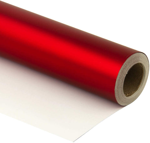 Wrapaholic-Matte-Metallic-Wrapping-Paper-Roll-red-m
