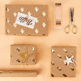 wrapaholic-kraft-wrapping-paper-sheets-gold-printed-3