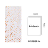 Wrapaholic-Tissue-paper-Rose-Gold-Dot-Printing-24-Sheets-4