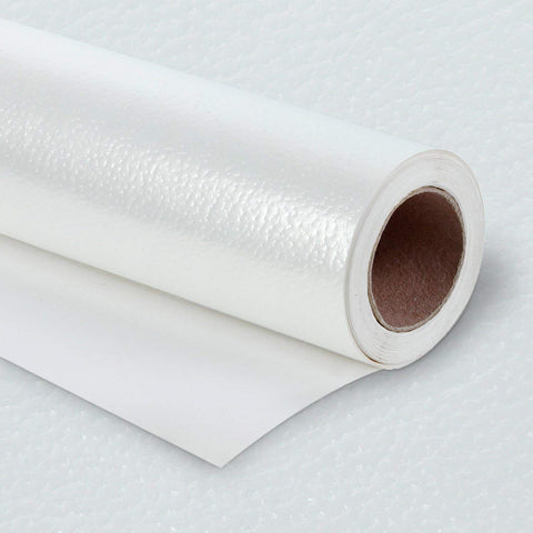 Embossing Wrapping Paper Roll, Lychee Leather Grain, White – WrapaholicGifts